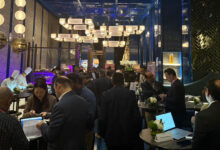 Business-matching session at the Middle East Luxury Trade Meet 2025 in Kuwait, with Thai and Kuwaiti delegates networking in an upscale venue.