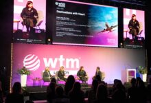 Mrs. Chiravadee Khunsub, Deputy Governor for International Marketing – Europe, the Americas, the Middle East and Africa, Tourism Authority of Thailand (TAT), speaks during the “Destinations with Heart” Summit at World Travel Market (WTM) London 2025, joining a panel discussion with tourism leaders from Iceland and Malta on inclusive and people-centred travel.