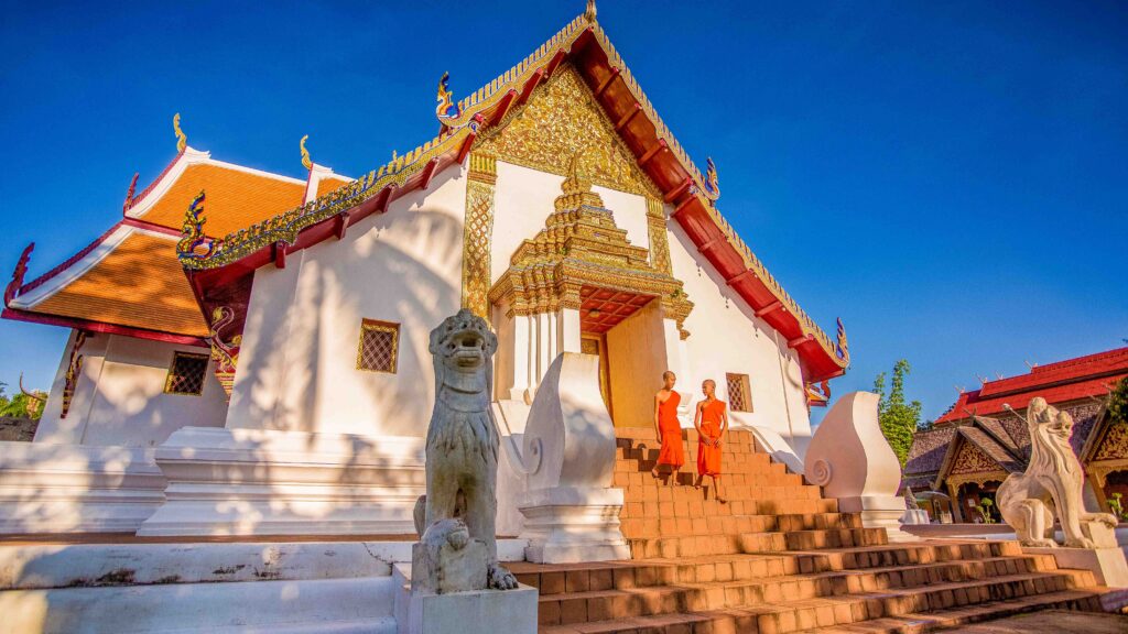 Wat Phumin temple in Nan, famed for its mural art and cultural heritage, representing the province’s artistic identity as a UNESCO Creative City of Crafts and Folk Art.