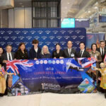 TAT officials and airline partners welcome the one millionth UK visitor to Thailand at Suvarnabhumi Airport, marking a historic long-haul tourism milestone.