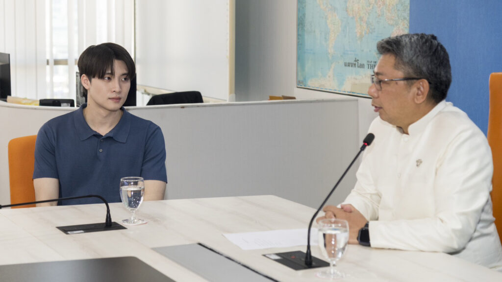 TAT Deputy Governor briefs Mean Phiravich on Trusted Thailand campaign strategy at TAT headquarters