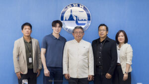 Mean Phiravich delivers remarks during Thailand Co-Creator initiative briefing at TAT