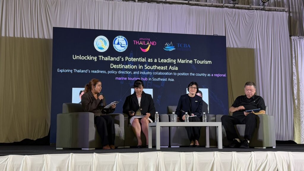 Panel discussion on unlocking Thailand’s potential as a leading marine tourism destination during Thailand Boat Festival 2026