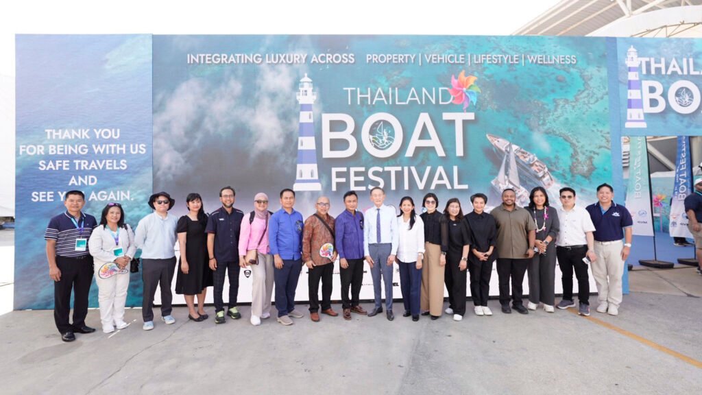 TAT executives and partners at Thailand Boat Festival 2026 in Phuket, reinforcing Thailand’s role as a regional marine tourism hub