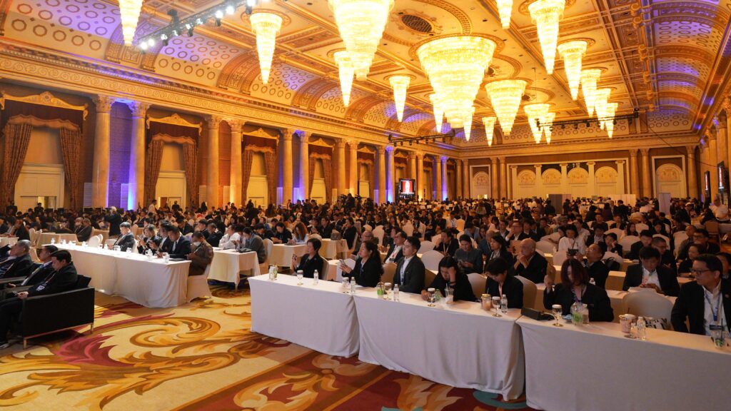 Large-scale conference session during Thailand Tourism and MICE Next 2026 highlighting global B2B tourism engagement.