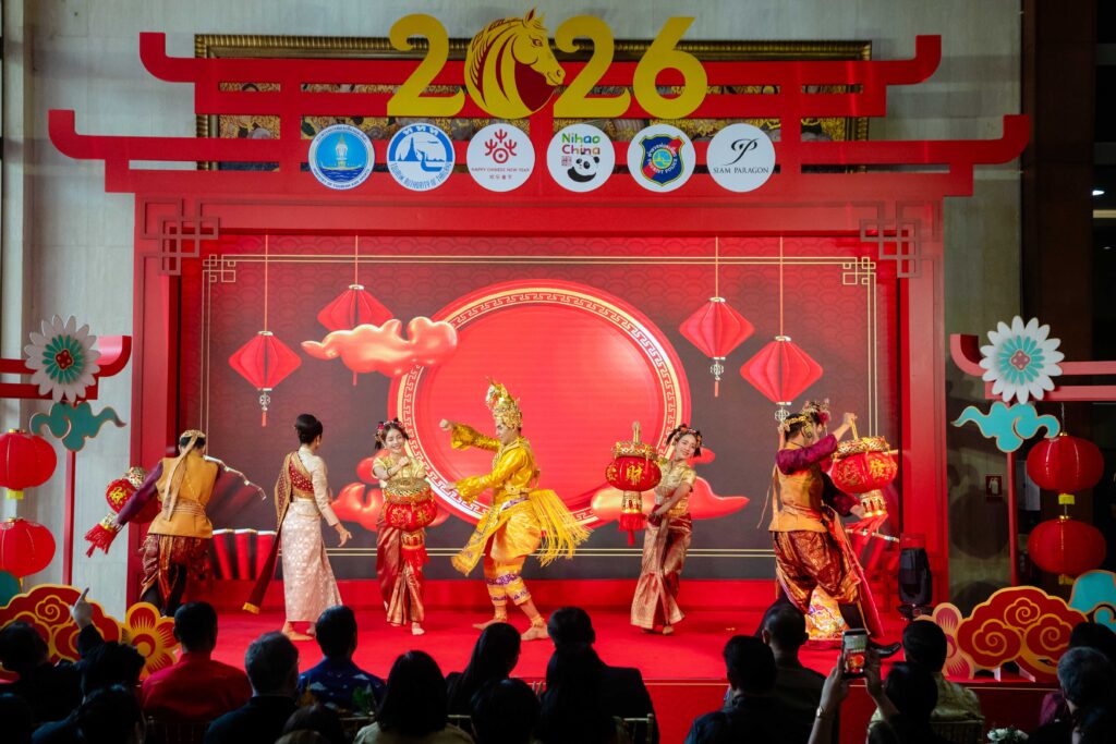 Audience enjoys traditional Thai–Chinese cultural performances at Amazing Thailand Chinese New Year 2026
