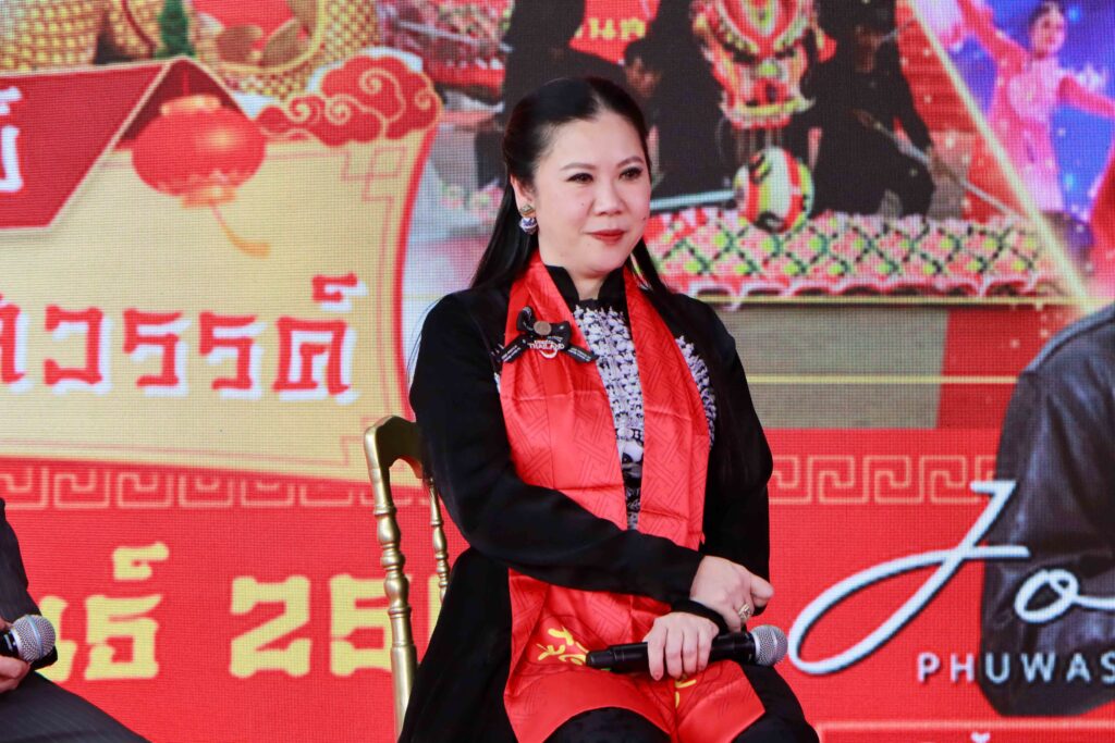 TAT Governor speaks during the Amazing Thailand Chinese New Year 2026 media announcement in Bangkok