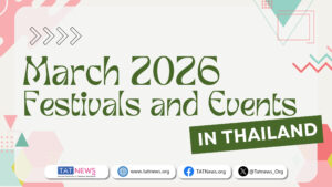 March 2026 Festivals and Events in Thailand cover featuring nationwide cultural, music and temple celebrations
