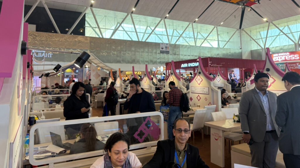 Business meetings between Thai tourism operators and Indian buyers at Thailand Pavilion, SATTE 2026.
