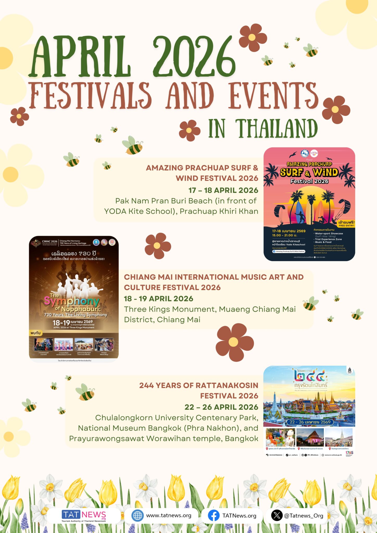 April 2026 Festivals and Events in Thailand - TAT Newsroom