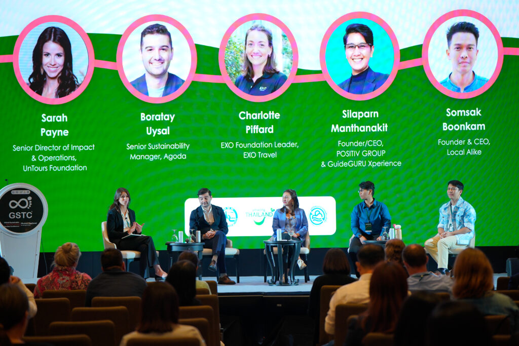 GSTC 2026 expert panel featuring global sustainability leaders discussing responsible tourism and industry collaboration in Phuket