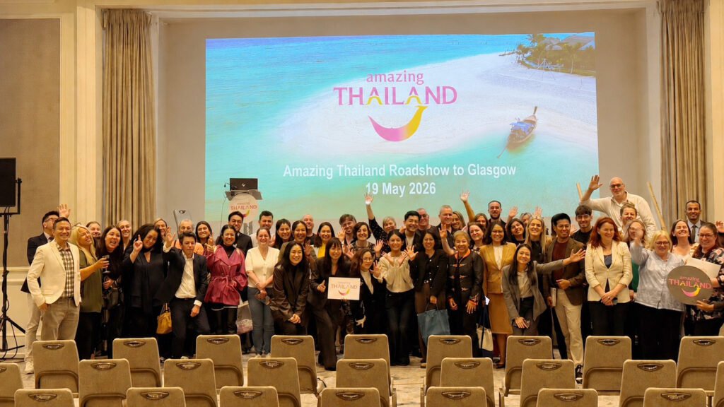 Group photo of participants at the Amazing Thailand Roadshow to Glasgow on 19 May 2026.