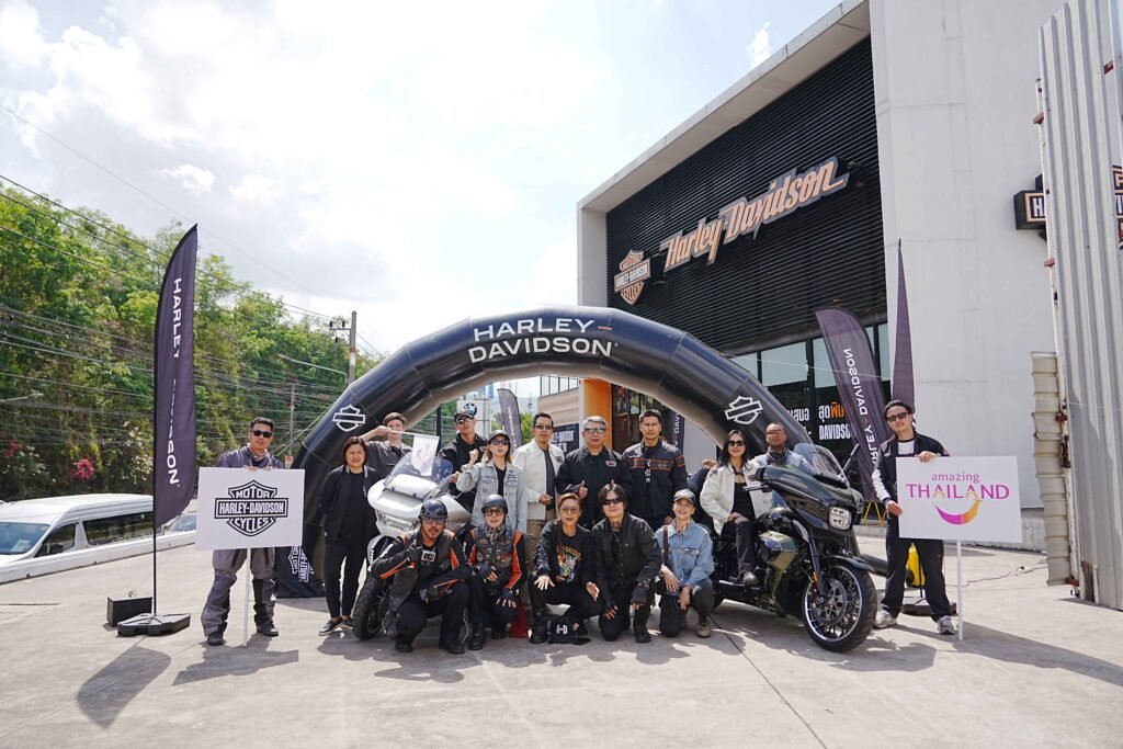 TAT and Harley-Davidson riders launch southern Thailand motorcycle touring route at Harley-Davidson Hat Yai.