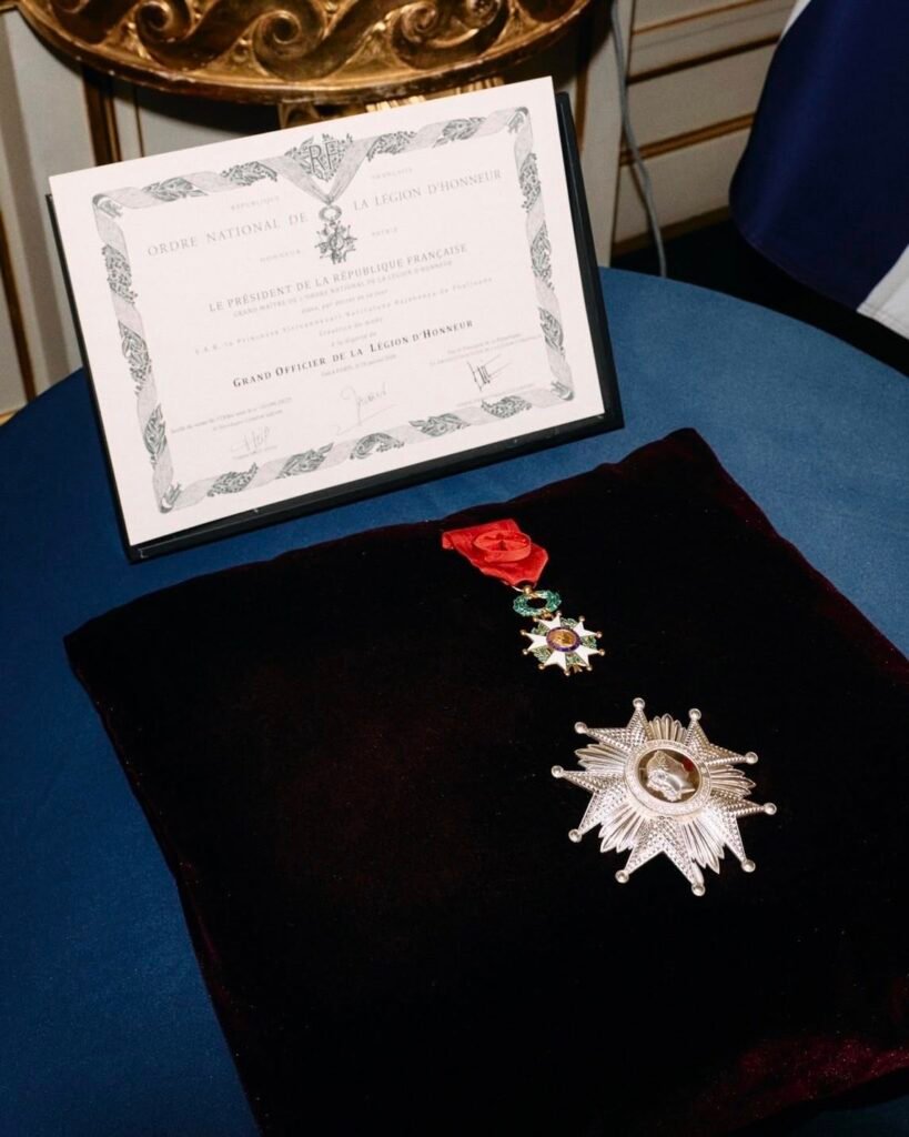TAT joins national admiration for Princess Sirivannavari following French Legion of Honour distinction