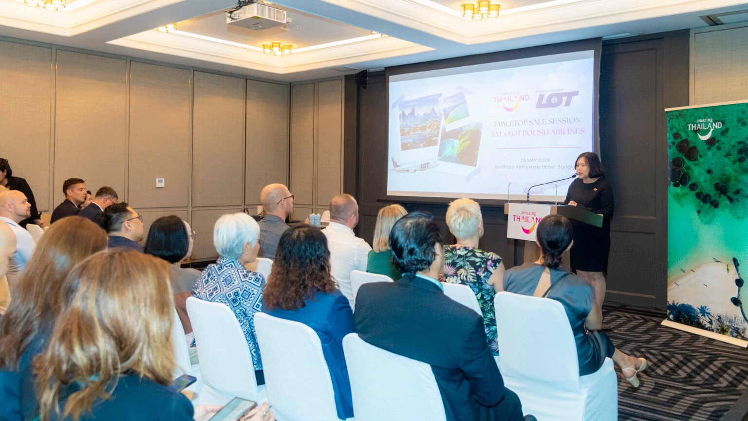 TAT’s Tabletop Sale builds momentum for LOT Polish Airlines’ new Warsaw-Bangkok flight