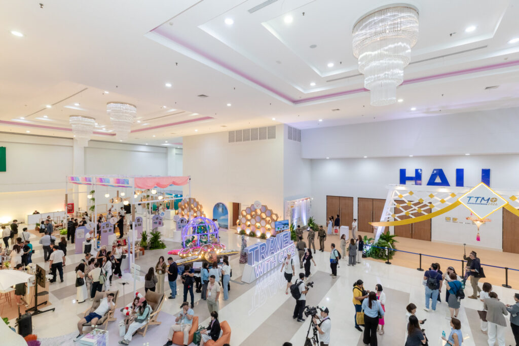 TTM+ 2026 exhibition hall showcases Travel with Care, wellness tourism and sustainable experiences.