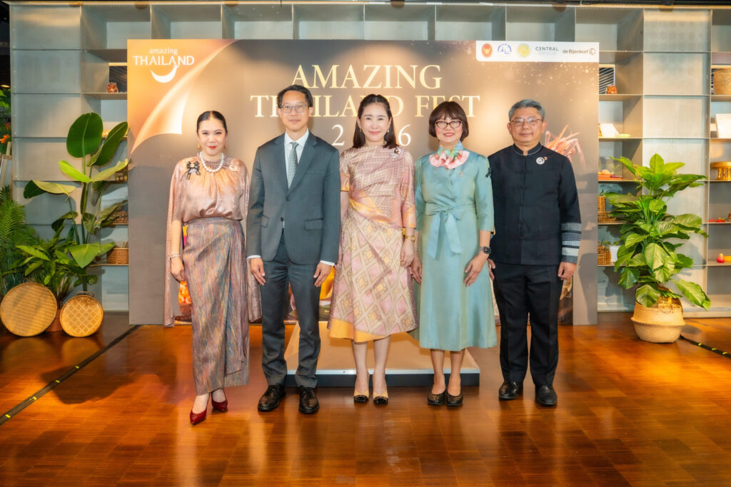 Thai tourism representatives attend Amazing Thailand Fest 2026 in Amsterdam, promoting Thai gastronomy and cultural travel experiences.