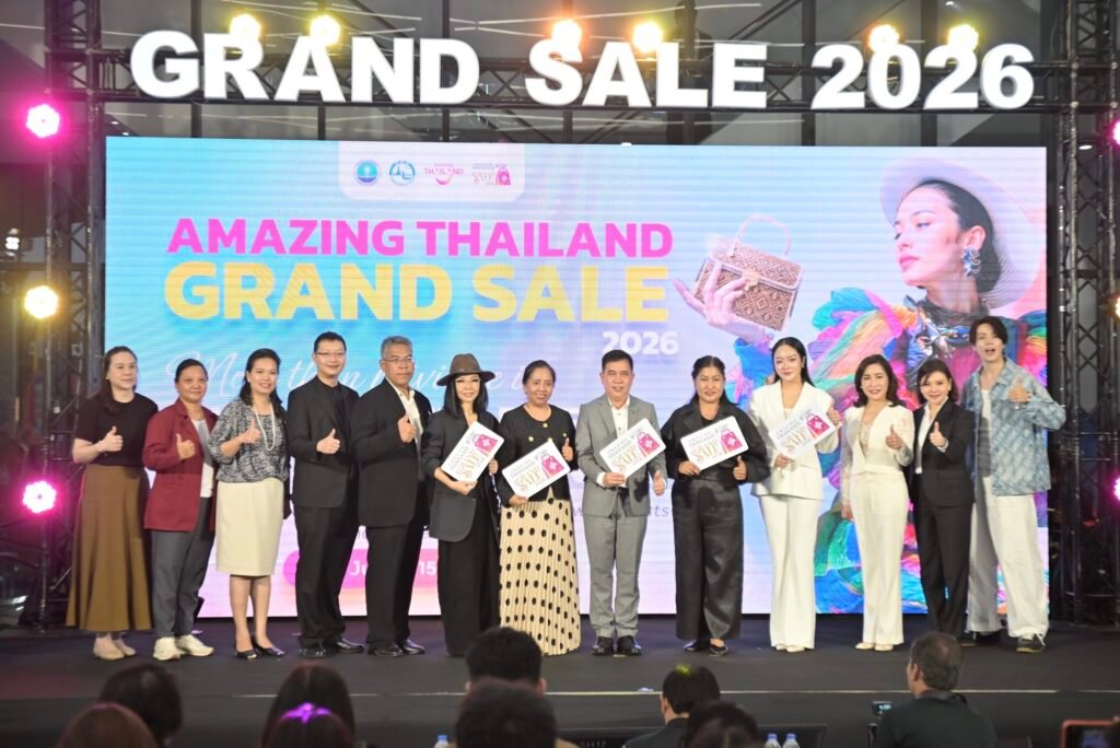 TAT and partners launch Amazing Thailand Grand Sale 2026, promoting Thai brand experiences and nationwide shopping privileges.