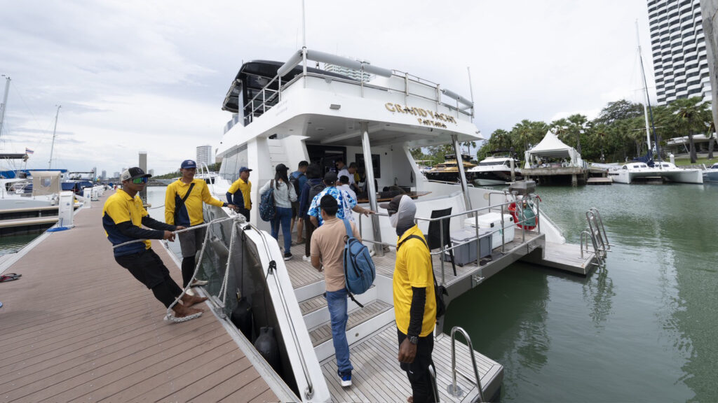 4. Regional tourism delegates board a yacht in Pattaya as part of the TTM+ 2026 familiarisation programme.