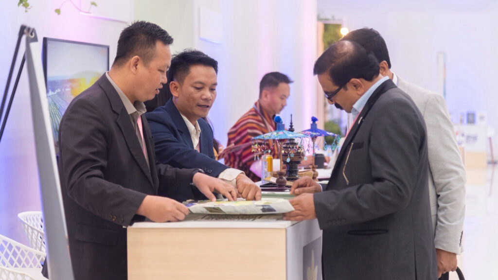 8. Partner-country representatives present regional tourism linkages to buyers at TTM+ 2026 in Pattaya.