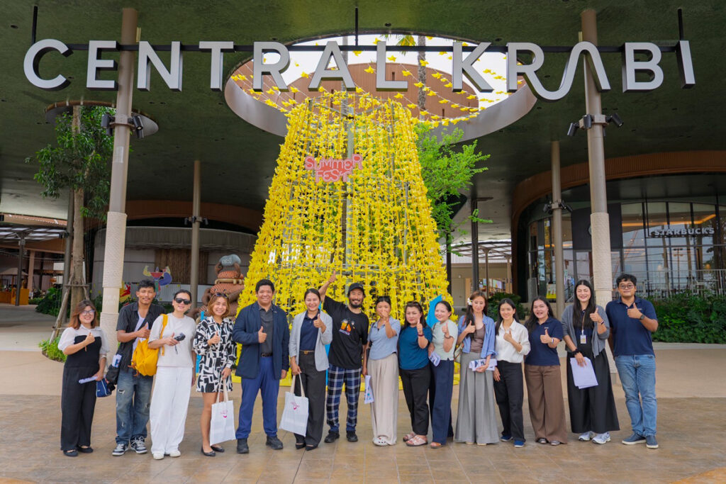 Bhutanese delegates and TAT representatives visit Central Krabi.