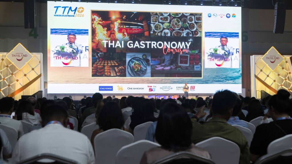 TTM+ 2026 presentation highlights Thai gastronomy tourism as a key strength of Thailand
