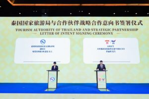 TAT signs five strategic partnerships in China to advance quality tourism to Thailand