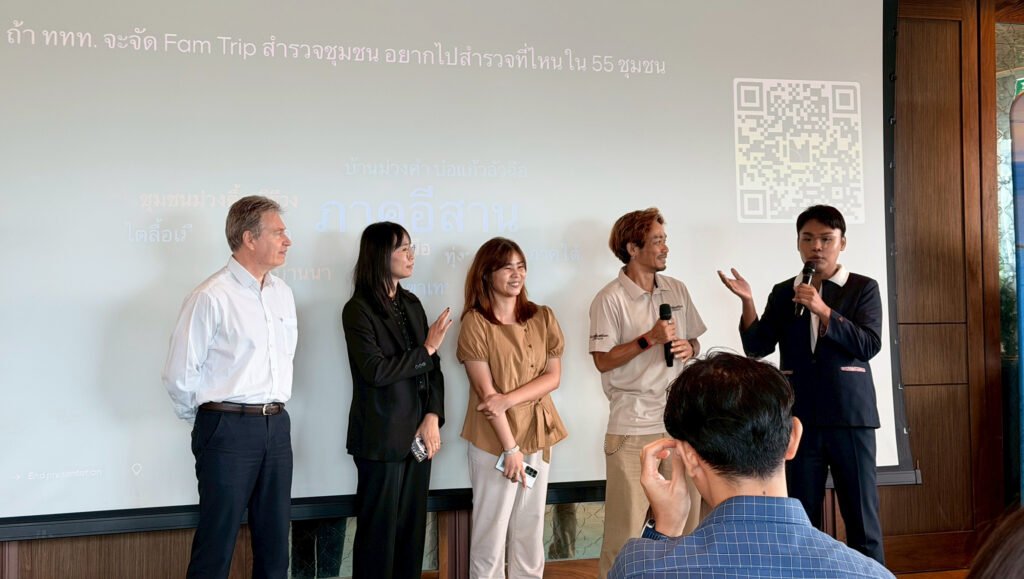 DMC partners share market insights during the TAT Communities ConNext workshop in Bangkok.