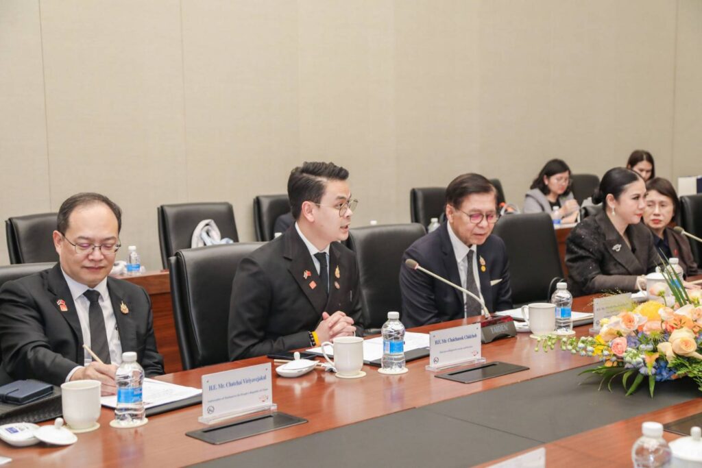 Prime Minister Anutin Charnvirakul leads high-level tourism engagements in China