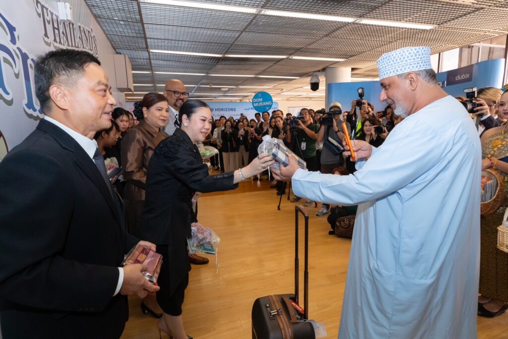 TAT welcomes Middle East travellers arriving on flydubai’s new Dubai–Bangkok flight.