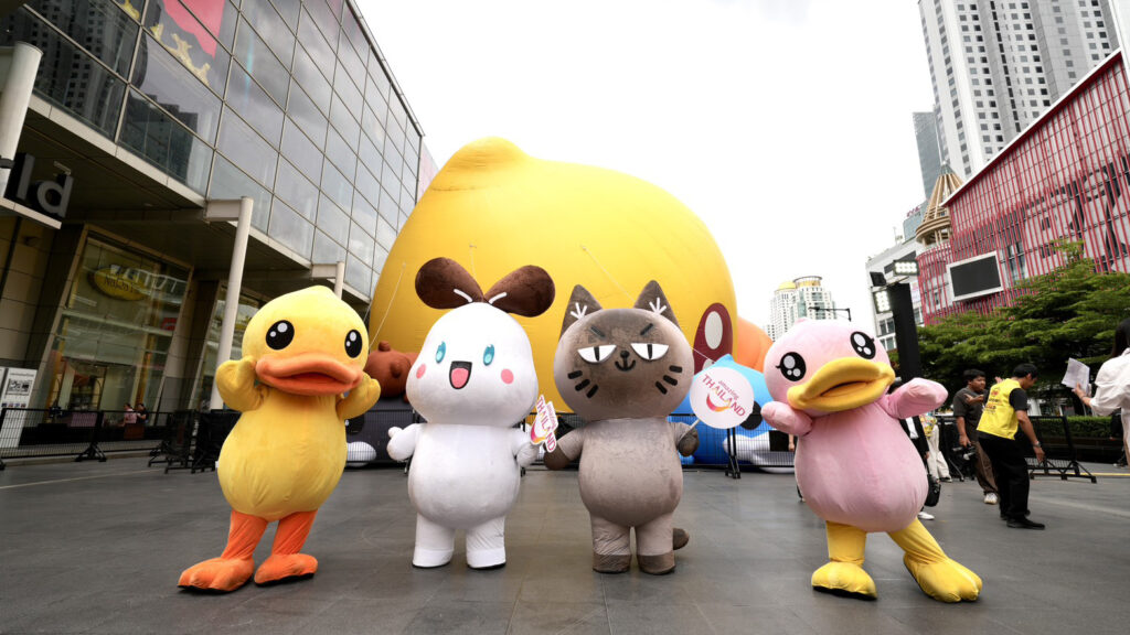 TAT supports B.Duck Playful 20th Glow In The Duck in Bangkok