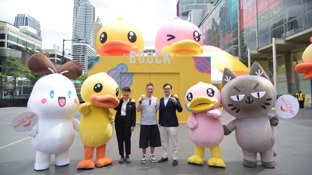 TAT supports B.Duck Playful 20th Glow In The Duck in Bangkok