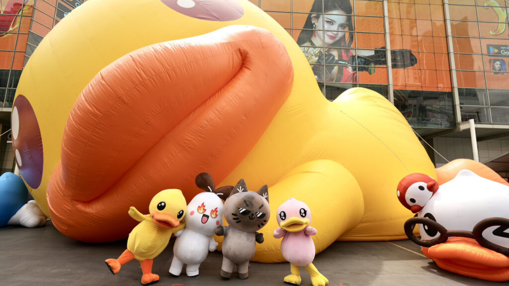TAT supports B.Duck Playful 20th Glow In The Duck in Bangkok