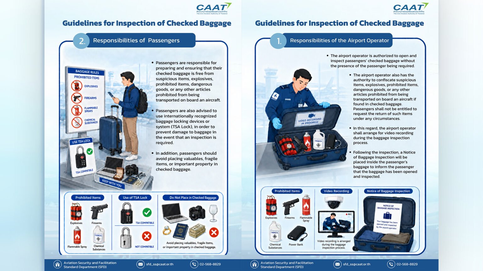 Thailand introduces enhanced baggage screening procedures: information for air travellers
