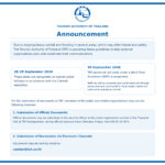 TAT announces special public holidays on 28–29 September 2026