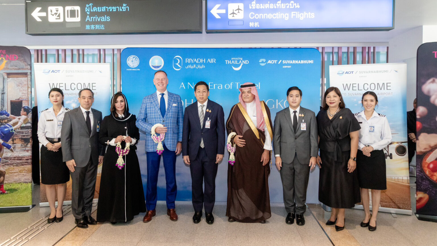 TAT welcomes inaugural Riyadh Air service linking Riyadh and Bangkok