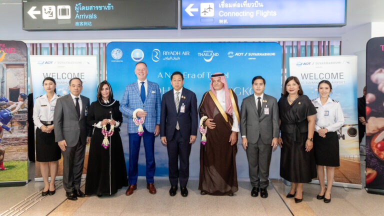 TAT welcomes inaugural Riyadh Air service linking Riyadh and Bangkok