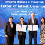 TAT and Tripadvisor executives mark the signing of a Letter of Intent to support Thailand’s 2027 tourism transformation through destination marketing, traveller insights and digital collaboration.