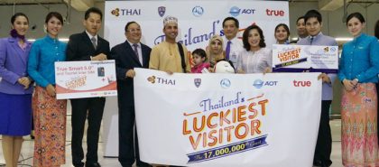 Thailand welcomed 17 millionth tourist as Green Season arrivals steam ahead