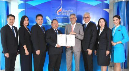 Bangkok Airways named Top 10 Airlines Worldwide 2017 by Smart Travel Asia