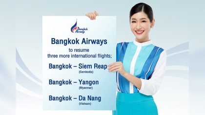 Bangkok Airways announces resumption of flights to Siem Reap, Yangon, Da Nang