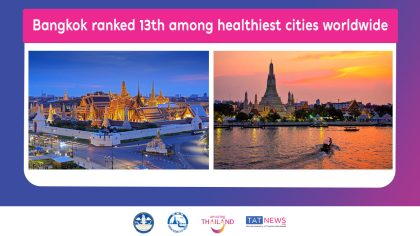 Bangkok ranked 13th among healthiest cities worldwide
