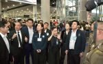 Tourism and Sports Ministry officials inspect passenger congestion during a multi-agency review at Suvarnabhumi Airport.
