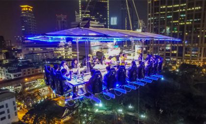 Dinner in the Sky takes off in Thailand