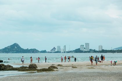 Hua Hin Beach - swim safely