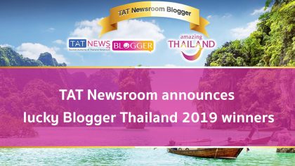 TAT Newsroom announces lucky Blogger Thailand 2019 winners