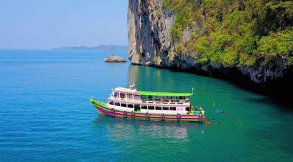 Visiting the islands of Krabi