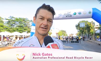 Nick Gates Famous Australian Cyclist in the Northeast of Thailand