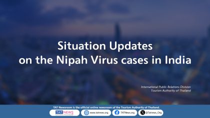Official travel safety update by the Tourism Authority of Thailand confirming no Nipah virus cases, with stable public health conditions and ongoing disease surveillance to protect travellers and residents.