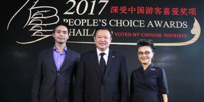 People’s Choice Awards Thailand Voted by Chinese tourists 2017